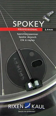 Produktbild von Spokey Professional Speichenschlüssel 3.4 Schwarz Nippelspanner Speichen bis 2mm