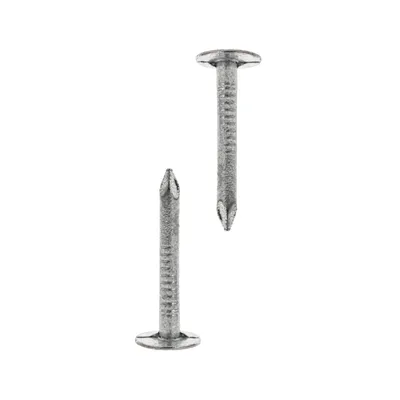 Produktbild von HELPMATE – Dachpappennägel 2,0x16 mm mechanisch verzinkt – 1kg Dachpappstifte Typ B – Dachpappnägel DIN 1160 B – Dachnägel ideal für Dachpappe, Kunststoffplanen & Schiefernplatten