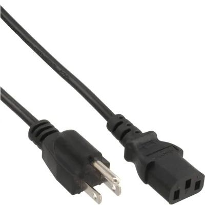 Zdjęcie produktu dla InLine 4043718101030, 1,8 m, NEMA 5-15, IEC C13