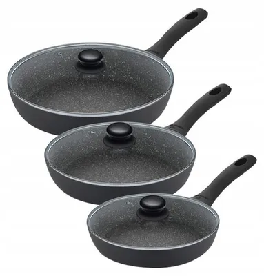 Obrázek produktu pro Gerlach Granitex Sada pánví 20, 24, 28 cm s pokličkami