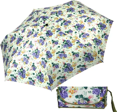 Produktbild von Cachemir Regenschirm Minischirm Damen grün
