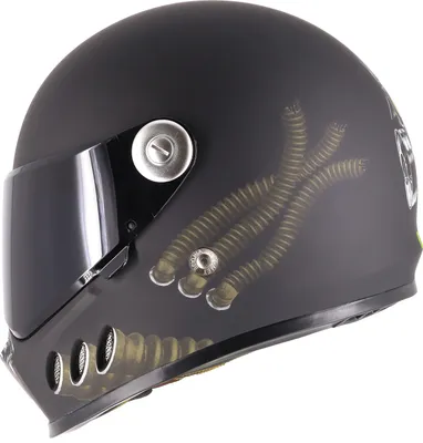 Produktbild von Broken Head Gasman Motorradhelm + Schwarzes Visier : XL (61-62 cm) Größe: XL (61-62 cm)