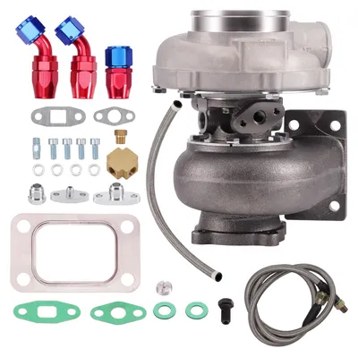 Produktbild von Universal Turbolader mit Ölleitungen for GT30 GT3076 T3 AR .60 GT3037 500 PS NEU