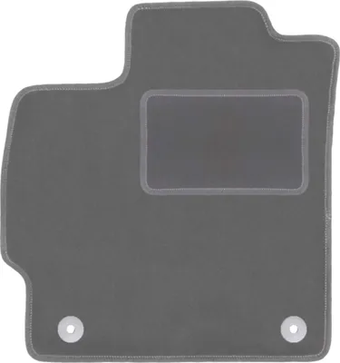 Image de Tapis de sol conducteur en velours graphite adapté à la Toyota Prius III XW30 (2011-2015, hayon) – avec fixations – ajustement parfait