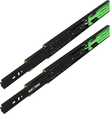 Produktbild von KOTARBAU® 1 Paar Schubladenschienen Vollauszug Softclose 350 mm Schwerlastauszug Auszug Schienen für Schubladen Schienensystem Selbsteinzug Auszugsschienen Teleskopschienen Schubladenauszüge