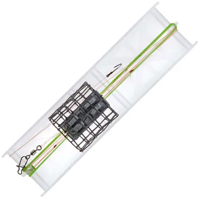 Produktbild von Balzer Feedermaster Futterkorb Vorfach - Feedermontage, Gewicht / Hakengröße / Schnurdurchmesser:40g / Gr. 10 / 0.18mm