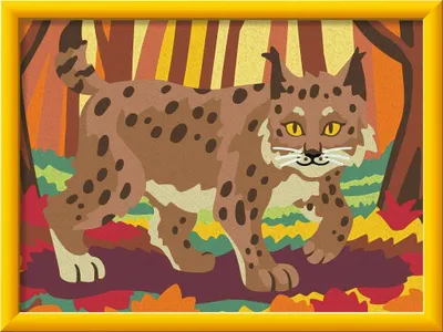 Produktbild von Luchs im Herbstwald Ravensburger 23958