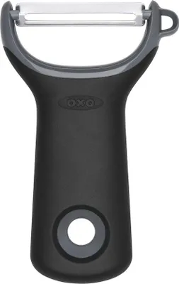 Produktbild von Oxo Good Grips Y-Schäler, japanischer Edelstahl, rostaufgehärtete Klinge, Kartoffelaugenentferner, Antislip-Griff