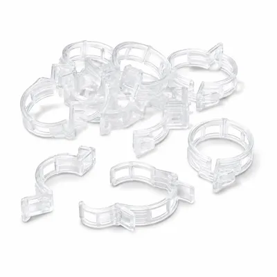 Produktbild von 300er Set 3cm Robuste Gartenclips mit Schnellverschluss, UV-beständige langlebige Pflanzenclips - TOMACLI