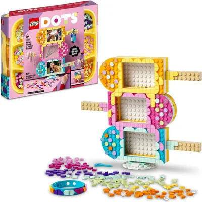 Immagine prodotto di LEGO 41956 DOTS Cornice per gelato e braccialetto, set di artigianato fai da te
