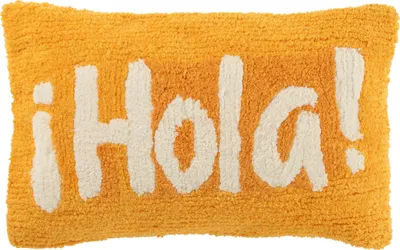 Zdjęcie produktu dla Poduszka J-Line Hola Tufted bawełna pomarańczowy/biały