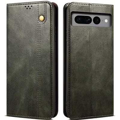 Obrázek produktu pro Pouzdro pro Google Pixel 8, kožené flip pouzdro peněženka s funkcí stojánku zelené