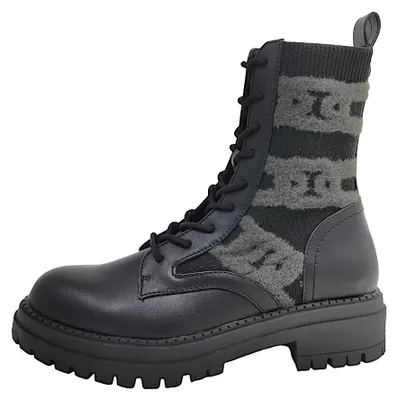 Image de La Strada Damenschuhe Schnürstiefel Schwarz Freizeit