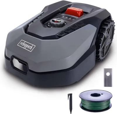 Produktbild von Scheppach Rasenmähroboter RoboCut XL600 | bis 600 m² Rasenfläche | Schnittbreite 180 mm | Schnitthöhe 20 – 60 mm stufenlos | 55 dB | via App bedienbar