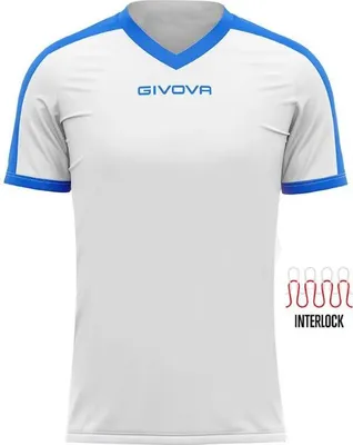 Produktbild von Sport-T-Shirt Givova Revolution Weiß-Königsweiß - XXL