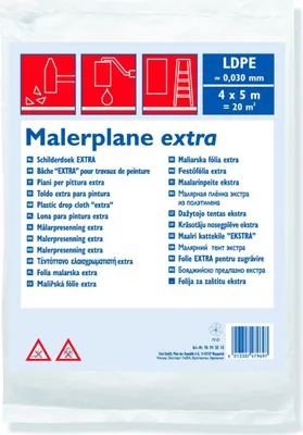 Produktbild von Color Expert Bauplane LDPE reg. 30 my 4 x 12,5 m transluzent