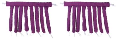 Productafbeelding van 2 stuks warmtevrije haarlokken, krultangen voor dames en meisjes, geschikt voor thuisgebruik, stylingtool met hoofdband