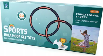 Produktbild von Hula Hoop Reifen Kinder 83cm Zusammensteckbar Gymnastikreifen Fitness Spielzeug Schule