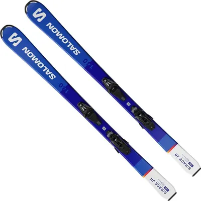 Immagine prodotto di SALOMON L S/RACE Jr S + C5 GW J75 Skiset, sci da gara, colore blu/bianco, lunghezza 110 cm