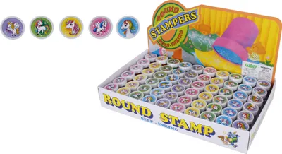 Produktbild von Kombinierbarer Stempel mit Einhornmotiven für Bleistifte