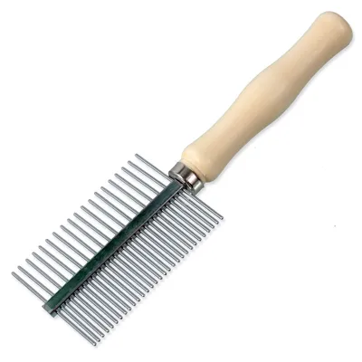 Obrázok produktu pre Hrebeň DOG FANTASY obojstranný drevený 17 cm 1 kus