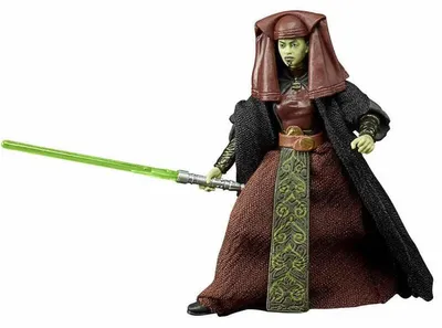 Productafbeelding van Hasbro - Star Wars Figuur Luminara Unduli, Vintage, 10 cm, Collectieitem