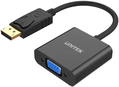 Zdjęcie produktu dla Adapter Unitek Y-5118E DisplayPort na VGA FullHD
