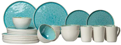 Produktbild von Cosy & Trendy Geschirrset Laguna Azzurro 24-teilig / 6 Personen