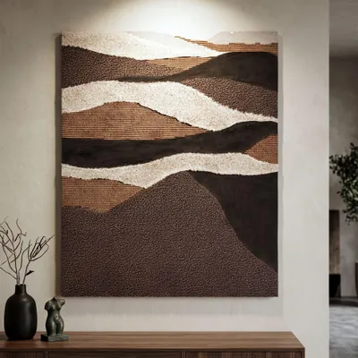Zdjęcie produktu dla Wielokolorowy abstrakcyjny obraz na płótnie 80x3,7x100 cm