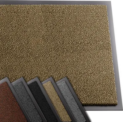 Produktbild von VOUNOT® Rutschfest Fußmatte Schmutzfangmatte, Läufer Flur dünn Beige 60x90cm