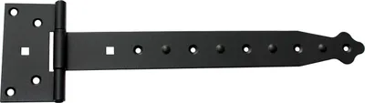 Produktbild von Kreuzgehänge T-Scharniere T-Bänder Gerollt 287 mm Halbschwere Schwarz
