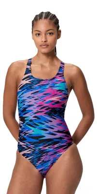 Produktbild von Speedo Hyperboom Print Medalist Badeanzug Blau UK 38 Frau Blau UK 38