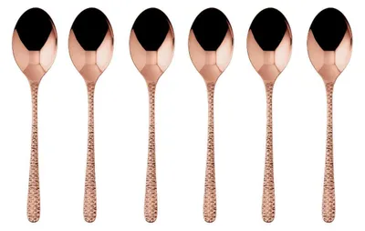 Zdjęcie produktu dla Sambonet Venezia Edelstahl/PVD Kupfer Set 6 Mokkalöffel S0200-S00018-S0013 52765CA7