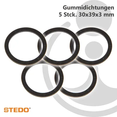 Produktbild von STEDO Gummi Dichtung, 30 x 39 x 3 mm (VE 5 Stück)
