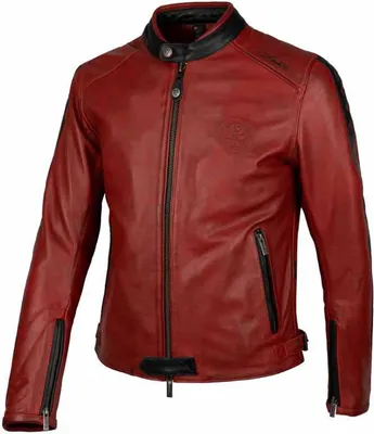 Produktbild von By City Assen 12+1 Lederjacke Rot XL Mann Rot XL
