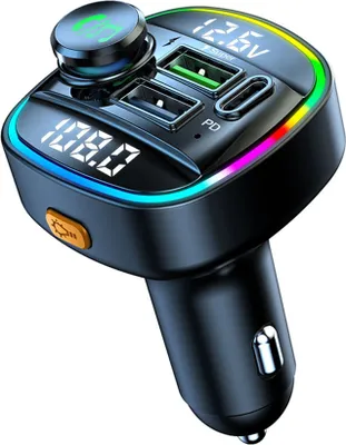 Obrázek produktu pro C22 Auto Bluetooth kompatibilní Mp3 Player Fm Vysílač Hands-  Call Stereo Music Playback s Usb Adaptér černý