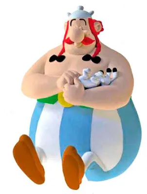 Obrázok produktu pre Figúrka Asterixa a Obelixa, postavičky z komiksu, 17 cm. (alebo: Pokladnička s motívom Asterixa a Obelixa, výška 17 cm.)