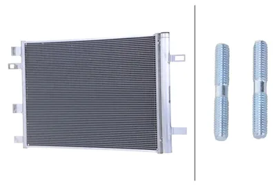 Produktbild von HELLA 8FC 366 221-891 Kondensator Klimaanlage Klimakondensator passend für MERCEDES-BENZ A-Klasse (W177) +Trockner