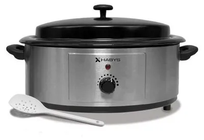 Obrázek produktu pro Ohřívač horkých kamenů Habys | ohřívač topných těles | kapacita 6 l | analogové ovládání displeje | pro masáže, terapii a kosmetiku