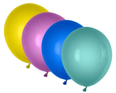 Produktbild von 40x Luftballons metallic bunt gemischt Ø 250 mm Größe 'M'