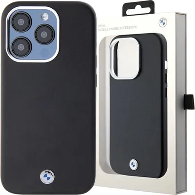 Produktbild von BMW BMHMP14L23PUFWK iPhone 14 Pro 6.1 schwarz/schwarz Signature Wrapped Metal MagSafe