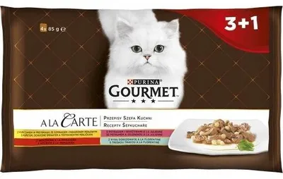 Zdjęcie produktu dla Karma dla kota GOURMET A'LA CARTE 4x85g