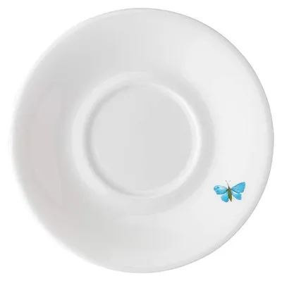 Schoteltje aus Porzellan, 16 cm, rund, weiß, mikrowellengeeignet