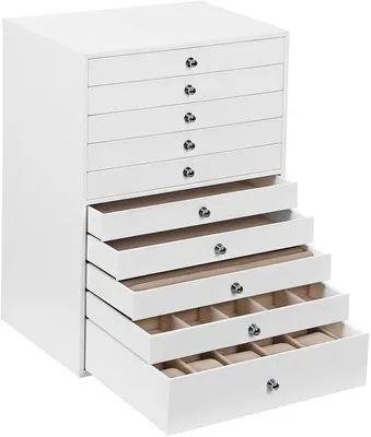 Image de Coffret à montres, coffret à bijoux à 10 compartiments, JBC10W