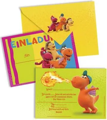 Immagine prodotto di Der kleine Drache Kokosnuss - Einladungskarten-Set