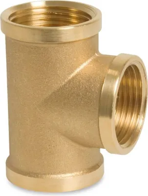 Produktbild von Messing T Stück 3/8" Innengewinde