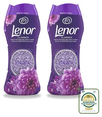 Produktbild von 2 x Lenor Unstoppables Wäscheparfüm Amethyst – 210 g - Vorratspackung - 2 Stücke