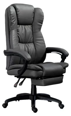 Image de Chaise de bureau réglable - Chaise ergonomique - Chaise de bureau avec fonction massage - Chaise de bureau avec repose-pieds