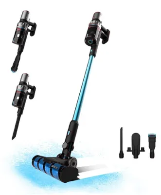 Produktbild von Cecotec 08426, 2-in-1-Stabstaubsauger, Beutellos, Schwarz, Blau, Trocken&Nass, Zyklonal, Zyklonal