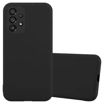 Produktbild von Cadorabo Hülle für Samsung Galaxy A53 5G Schutzhülle in Schwarz Handyhülle TPU Silikon Etui Case Cover